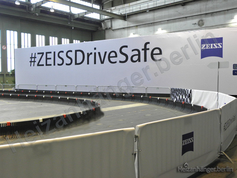 Beheizung im ehem. Flughafen Tempelhof für ZEISS DriveSafe 2015